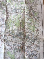 1959 Ordnance Survey One Inch Seventh Series Map 159 The Chilterns (incl Slough