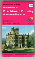Blackburn, Burnley and Surrounding Area Landranger103 : Ordnance Survey