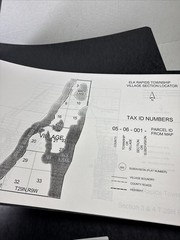 lot of 15 Complete Copies Of Northern Michigan Township Section Maps 80’s? 11×17