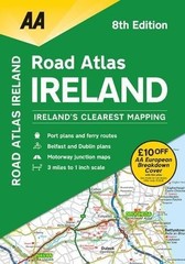 AA ROAD ATLAS IRELAND 2019 By A A Publishing *Excellent Condition*