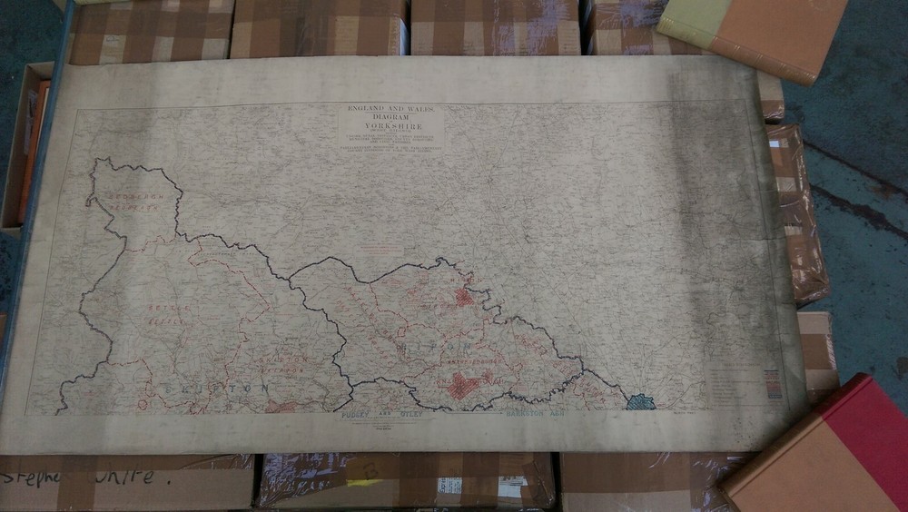 Ordnance Survey Map: Diagram of Yorkshire, West Riding, North part