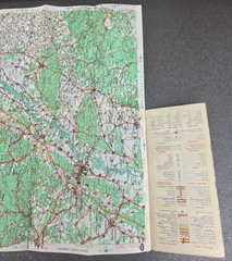 Michelin Map, No 205, ALLEMAGNE – GERMANY 1963 1:200 000
