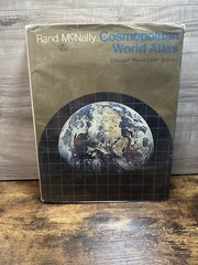 RAND MCNALLY COSMOPOLITAN WORLD ATLAS ENLARGED “PLANET EARTH” EDITION RARE BOOK