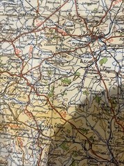 ENGLAND SOUTH Ordnance Survey Paper Quarter Inch Map 1945 Sheet 11 Southampton
