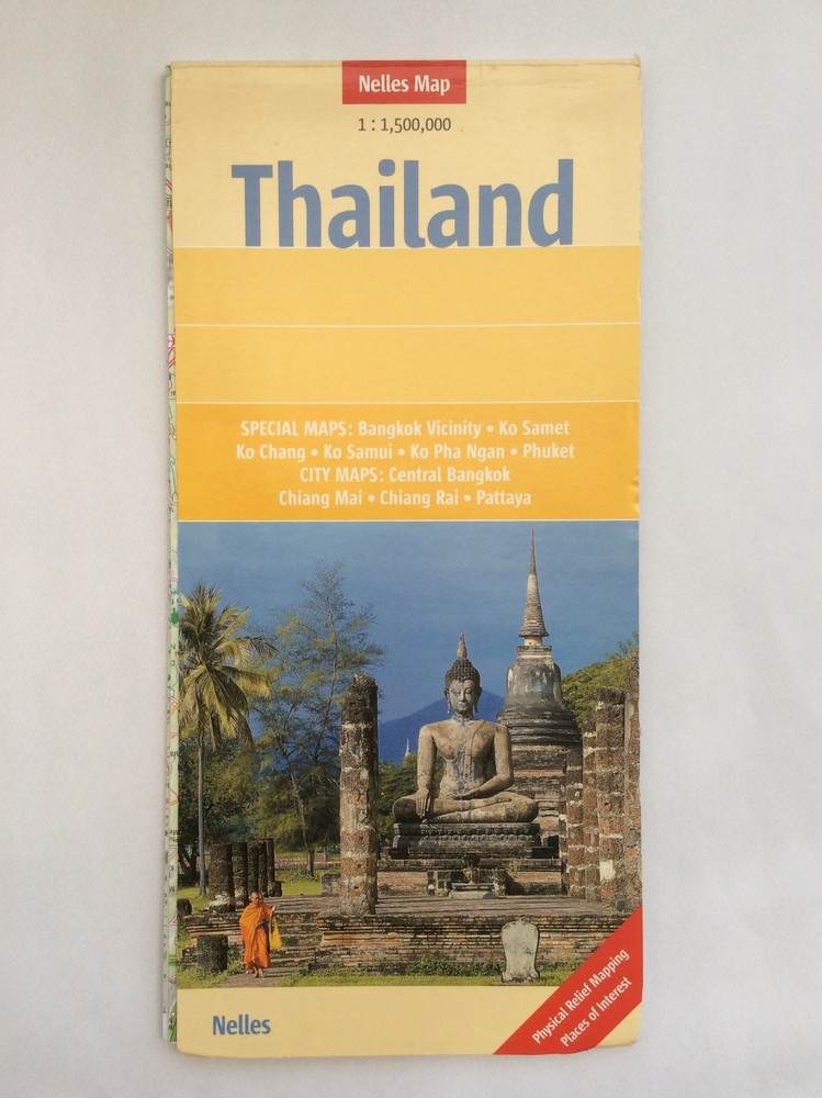 Vintage Nelles Maps – Folded Sheet Map – Thailand – 2010