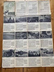 MOTORING MAP CARTE ROUTIERE KARTE FUR KRAFTFAHRER (circa 1937) Norway Sweden etc