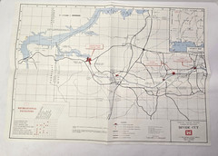 Lot of 9 1985 Tennessee -Tombigbee USACOE Maps Recreational lakes & Bay Springs