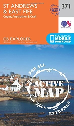 St Andrews & East Fife Map | Weatherproo… by Ordnance Survey Sheet map, folded