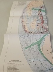 USGS Natural Hazards Map of the Circum-Pacific Region w/Companion Note Book