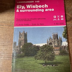 Peterborough and Surrounding Area (Sheet 142) Ordnance Survey Plus Ely 143