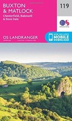 Ordnance Survey Landranger Map 119 Buxton & Matlock. 1:50,000 Folded Map