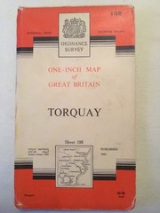 1964 Ordnance Survey Seventh Series One Inch Torquay Map Sheet 188