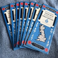 Boxed Vintage RAC Bartholomews Road Maps Or Great Britain Vgc