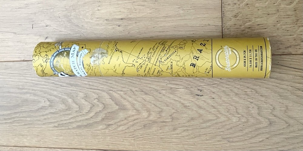 New Boxed Scratch Map – Travel Edition