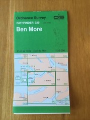 1978 Ordnance Survey Pathfinder Map 329 NM 43/53 Ben More (incl Eorsa )