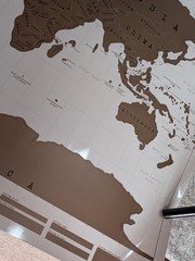 Luckies scratch off world map – New perfect gift idea for travellers