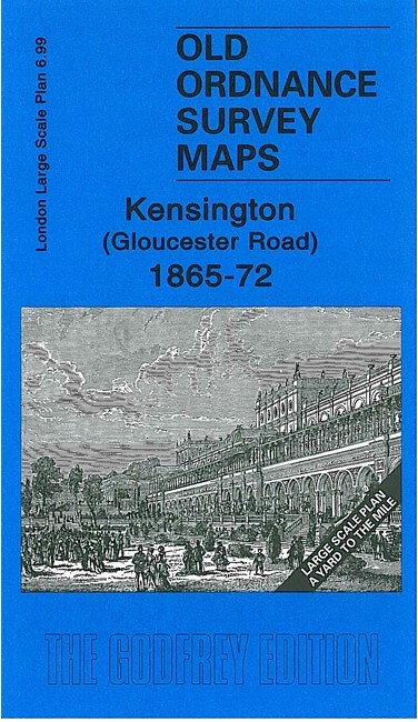 Kensington (Gloucester Road) 1865-72 London Large Scale Sheet 6.99