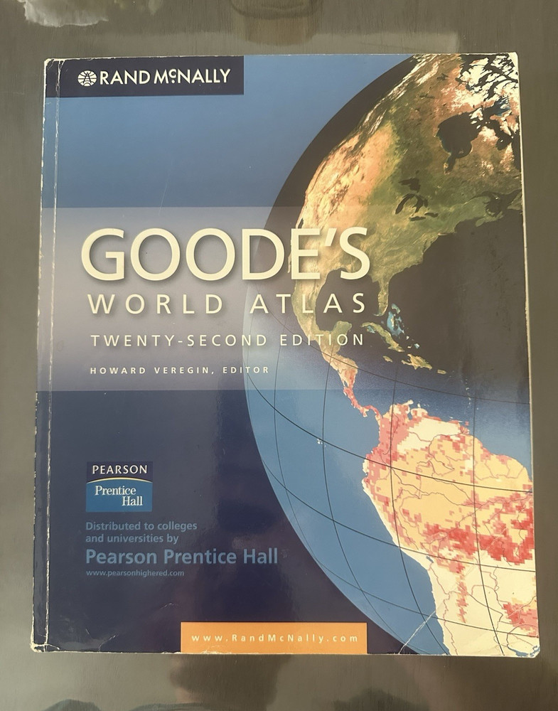 Rand McNally Goode’s World Atlas 22nd Edition Atlas, Howard Veregin