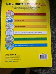 Collins Britain Essential road atlas Maps hardback Vgc Book See Pics