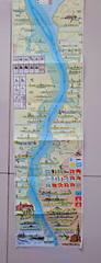 Elbe Cruise Hamburg Cuxhaven Stylised Map Poster Carl Griese
