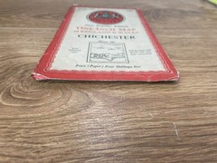 OS Ordnance Survey 1″ New Popular Edition sheet 181 Chichester – 1945 on cloth