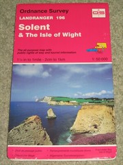 OS Ordnance Survey Landranger Map Sheet 196 Solent & The Isle of Wight – 1993