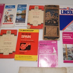 Vintage Maps France / Italy / UK – OS / Dunlop / A to Z