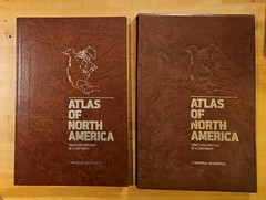 Atlas Of North America- Space Age Portrait National Geographic