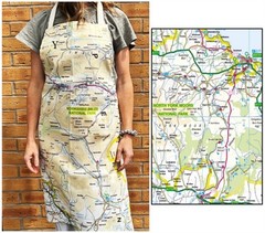 OS Map Adult Apron – North York Moors National Park (General merchandise)