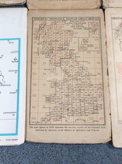 6 x Ordnance Survey Maps Mostly One Inch Maps