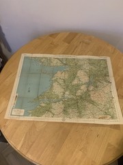 Bartholomews Sheet 4 Limerick and Shannon Cloth Map Tourists & Cyclists Ireland