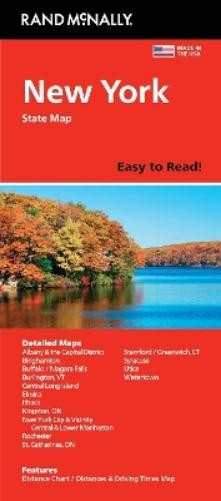 Rand McNally Rand McNally Easy to Read: New York State Map (Map)