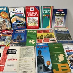 Vintage Maps Bundle Job Lot X22 Belfast Bournemouth Etc…