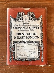 First Edition Ordnance Survey Reprint Sheet 72 Brentwood & East London 