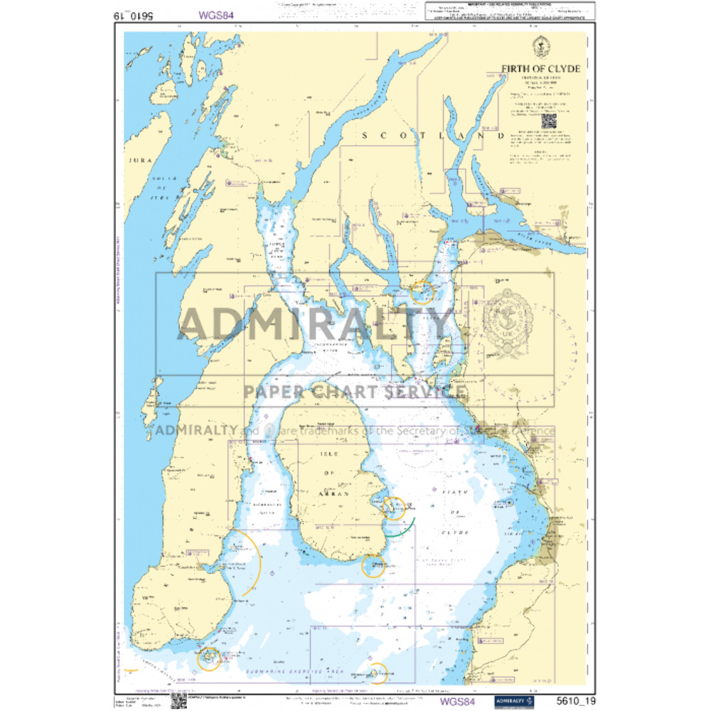Admiralty Small Craft Chart 5610_19: Firth of Clyde