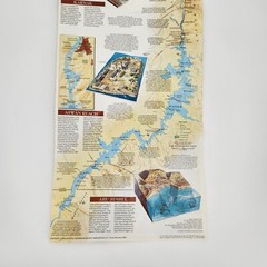 Vintage NAT GEO Egypt’s Nile Valley Map 1995