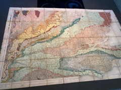 The O/S Geological Survey 1924 Map Of England & Wales Revised Edition By J.Flett