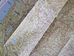 Vintage Bartholomew’s World Travel Map Thailand, Scale 1:1 500 000, 1987
