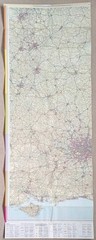 AA 5-Mile Motorists’ Map Series 2. South East & East Midlands (2nd Edition 1981)