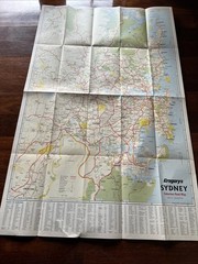 Gregory’s Sydney Suburban Map 15 Vintage 32nd Edition