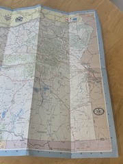 VINTAGE 1967 ORIGINAL CHEVRON STANDARD OREGON FOLD OUT MAP