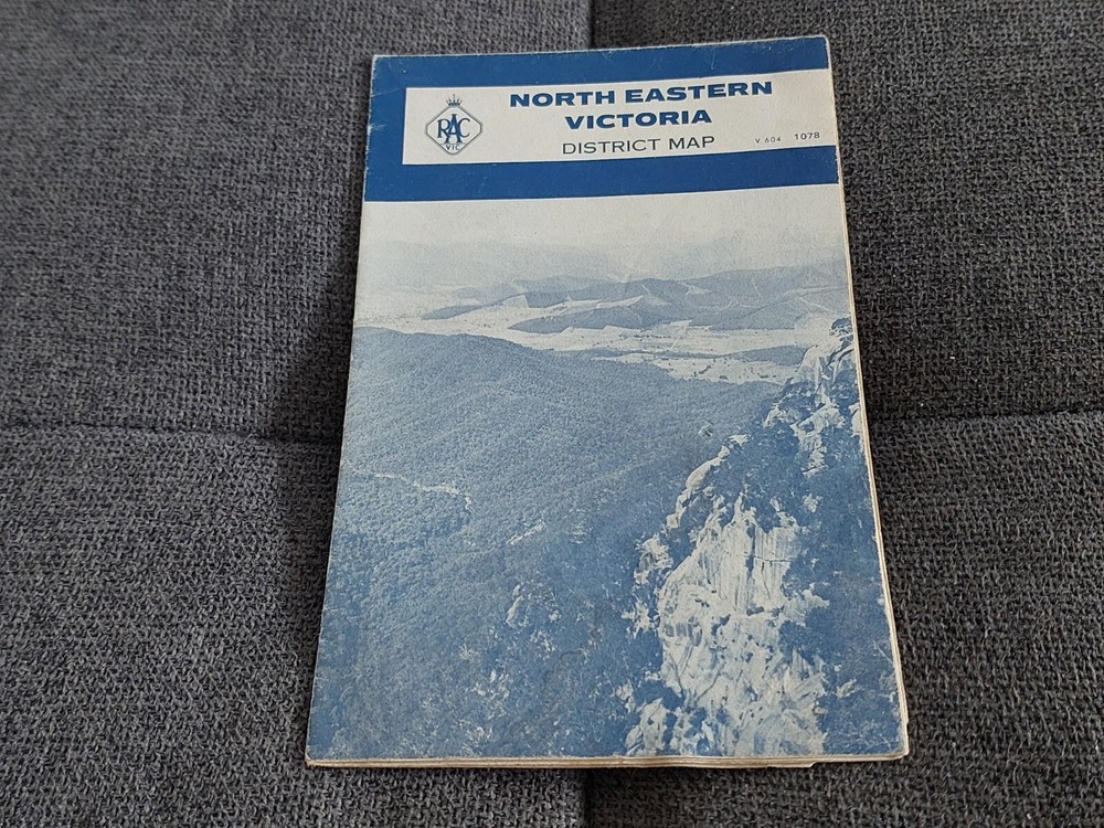 Vintage RAC North Eastern Victoria District Map