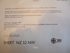 Ordnance Survey (OS) 1:10 000 Original Sheet Map, CLEVELAND NZ 52 NW, 1995