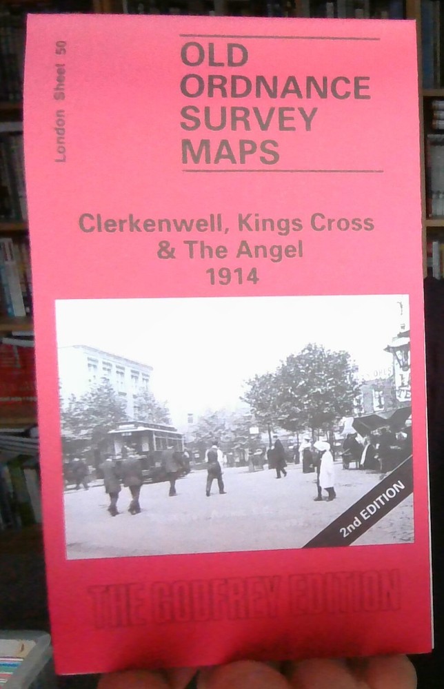 MAP OF Clerkenwell, King’s Cross & Angel 1914: London Sheet 050.3 NEW
