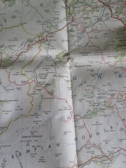 Esso 1983 Petrol Map Northern Scotland No 7 Vintage Original Scottish Highlands