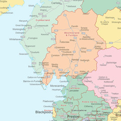UK Local Authorities – Large Wall Map