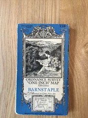 1938 Ordnance Survey One Inch Fifth Edition Map 118 Barnstaple (inc Woolacombe )