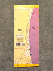 Rand McNally, TRAKKER Easy to Fold: South Carolina, Alabama State Laminated Map