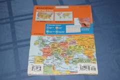 NEW SEALED WALL MAP 2-PACK US & WORLD W STICKERS By Rand Mcnally