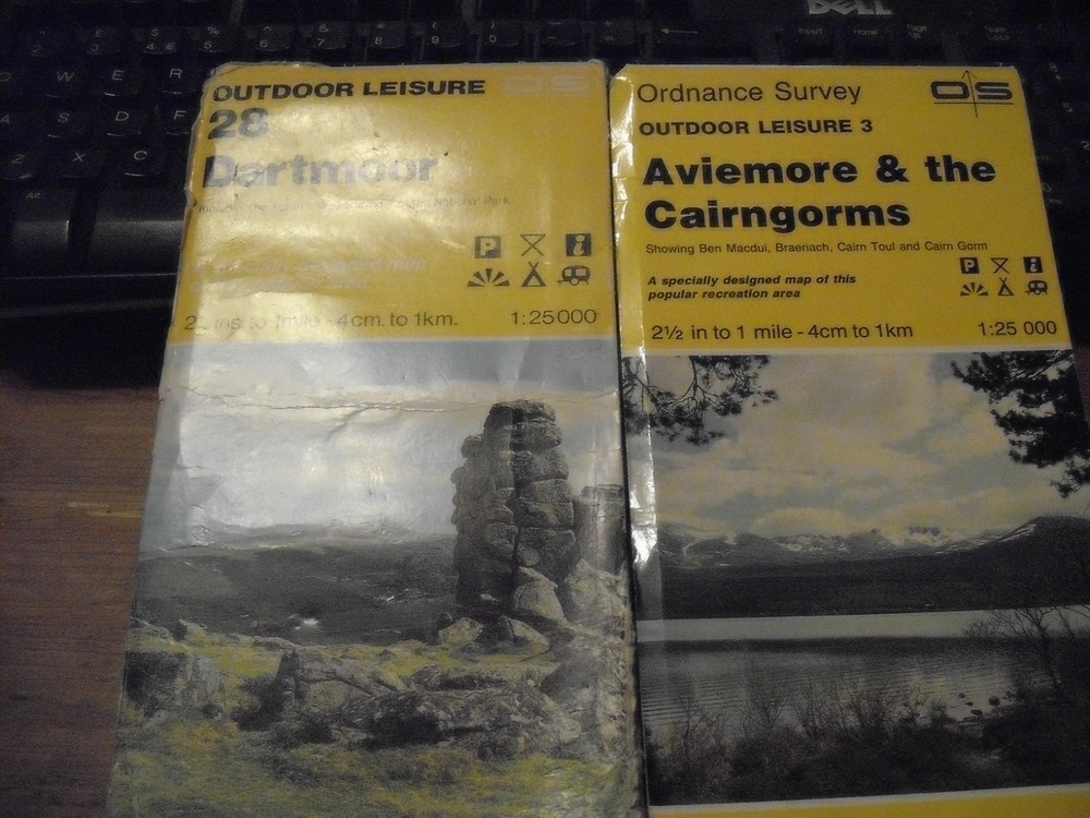 2 x Ordnance Survey Outdoor Leisure Maps – All Listed – VG
